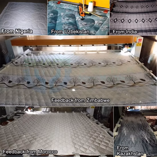 Автоматическая промышленная компьютеризированная длинная рука с одной иглой, матрас с ЧПУ для квилтинга и вышивки, стеганое одеяло, швейная машина, одноигольное покрывало, цена