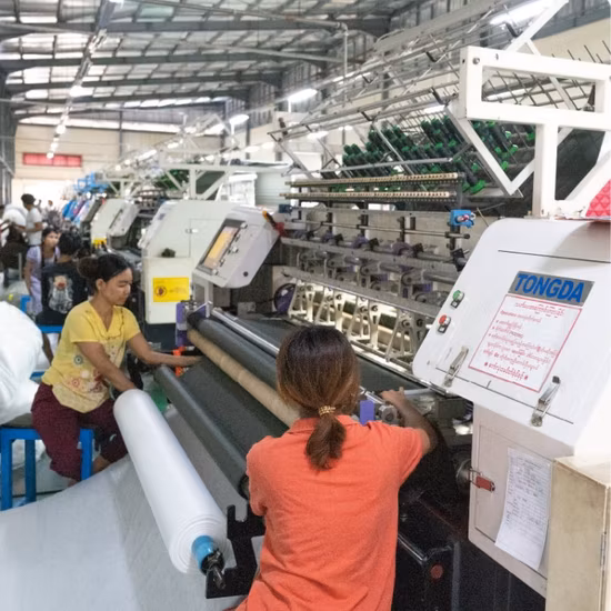 Компьютеризированная многоигольная стегальная машина Tongda