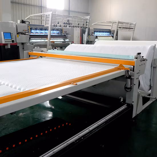 Двухлучевая машина непрерывного выстегивания с двойной головкой